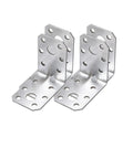 Heavy Duty Galvanized Iron L Shaped Corner Brackets For Shelves And Structural Use Built To Last Rust Resistant With 90 Degree Design