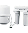Under Sink Reverse Osmosis Water Filter System With Chrome Faucet And Easy Install Kit Pro Grade Filtration shown in parts