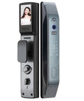 Solid Heavy Duty Smart Door Lock With APP Remote Control And Lightning Fast Fingerprint Scan Total No Sweat Home Security Keyless Entry with touchscreen display
