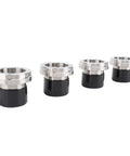 4 Piece Boat Trailer Bearing Protector Caps Stainless Steel Wheel Bearing Covers With Dust Caps 2.717 Inch Enhanced Fit