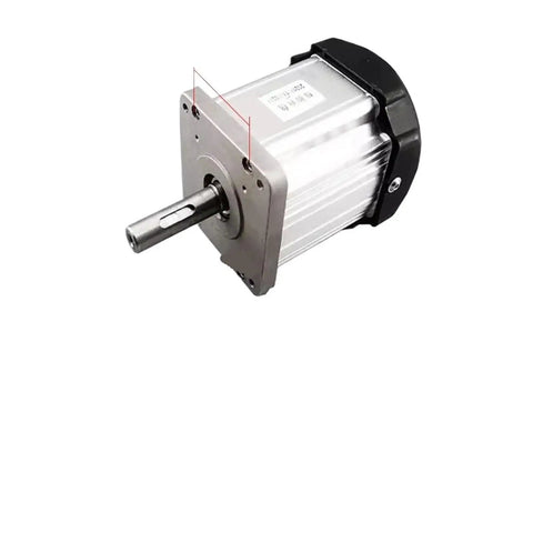 Front view of Beefy 220V Brushless Servo Motor With Controller For Woodworking Lathes And Belt Machines, Speed Adjustable High Power 600W