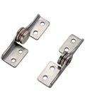 Pair of 304 stainless steel rotary shaft torque hinges with L-shaped brackets and mounting holes.