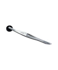 11 Inch Vinyl Roller Tool With Knurl Diamond Grip And Ball Bearing Wheel For Flat Spline And Roll In Gaskets, angled view