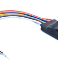 Hardwired Smoke Alarm Relay Module Replacement For Interconnected Detectors SM120X with colorful wires and black casing