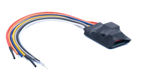 Hardwired Smoke Alarm Relay Module Replacement For Interconnected Detectors SM120X with colorful wires and black casing