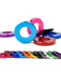Top Shelf Aluminum Shim Gaskets Heavy Duty Anodized Flat Washers M4 M5 M6 M8 Precision Spacers assorted colored aluminum discs