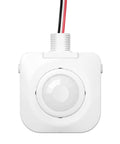 Front view of 360 Degree Ceiling Occupancy Sensor For High Bay Lighting No Brainer Upgrade Passive Infrared Motion Sensor with wiring