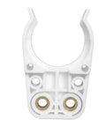 Heavy Duty BT30 CNC Automatic Tool Changer Holder Built Tough For Righteous Stability And Hassle Free Swaps White 20 Pack tool clamp clip close-up view.