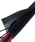 Reusable Flame Retardant Cable Sleeve Waterproof Nylon PVC Sheath With Hook And Loop Closure 20M Long Inner Diameter 15 To 100mm Pro Grade