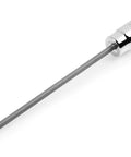 One Quarter Inch Drive Hex Bit Socket Long Reach Size 7 64 Inch Pro Grade For Deep Fasteners Chamfered Edges on white background