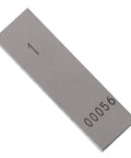 Gauge Block Set For Industrial Measurement Workhorse With High Accuracy 0.5mm To 100mm Range HRC 63 Hardness Built Tough 9mm Thick And 35mm Wide For Machinists And Metrology Labs, 1 mm steel block