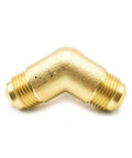 Three-Way Brass Manifold Fitting For Compressor Lines 1/2 Inch MPT To 1/2 Inch Male Flare NPT Machined Brass Heavy-Duty Connector