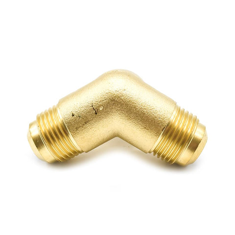 Three-Way Brass Manifold Fitting For Compressor Lines 1/2 Inch MPT To 1/2 Inch Male Flare NPT Machined Brass Heavy-Duty Connector