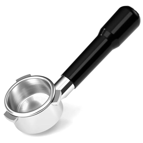 54mm Bottomless Naked Portafilter for 54mm espresso machines 8 Series with ABS handle and double shot basket.