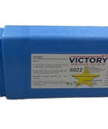 E6022 Welding Rod One Eighth Inch Ten Pound Box Stick Electrodes in blue packaging