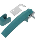 Heavy Duty Commercial Oven Handle Replacement with ergonomic grip and mounting plate for kitchen equipment use.