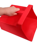 Handheld Dustpan And Scoop Shovel Grab And Go Cleanup Lightweight Plastic Trash Shovel With Wide 9.65 By 8.07 Inch Scoop