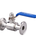 1.5 Inch Tri Clamp Ball Valve Stainless Steel 304 PTFE Lined Sanitary Clamp Flow Control For Three Quarter Inch Tube Outer Diameter 248