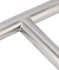 Close-up of 12-inch T-handle on Stainless Steel Soil Sampler Probe With 12 Inch T Handle For Quick Core Sampling In Garden Farm And Lawn Jobs No Fuss Easy Core Tool 304 Stainless Portable And Durable Soil Test Kit For Accurate Results