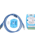 Usb To Can Converter With Optical Isolation TvS Protection And Plug And Play Data Conversion Protocol For Industrial Automation This Interface Delivers Reliable Communication With Configuration Saving And Hexadecimal Support, blue device and cable