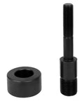 Knockout Punch Draw Stud 7/16 Inch 20UN X 3/4 Inch 16UN Thread, 4.84 Inch Length, shown with round die component