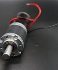 Beefy 12V 24V Planetary Gear Motor With All Metal Gearbox And Bracket Tiny Yet Mighty DC Electric Motor 98 RPM D Type Output Shaft