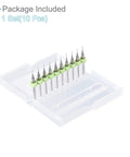 PCB Drill Bits Set 0.3mm Cutting Edge Tungsten Carbide One Eighth Inch Shank For CNC Drilling And Engraving Machines 10 Piece Pack in box