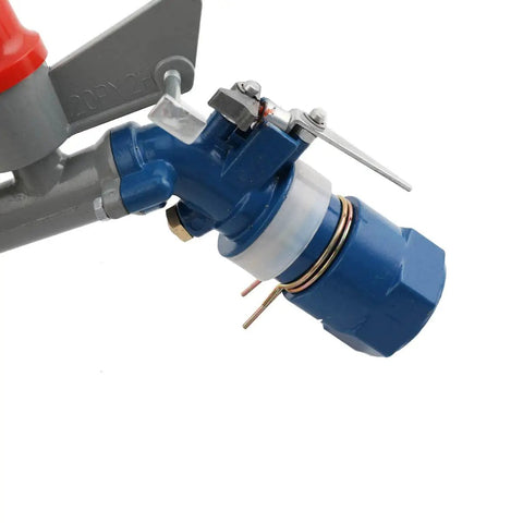 Close-up of zinc alloy spray gun nozzle from the 1 Inch Zinc Alloy Agriculture Spray Gun For Large Area Irrigation