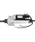 24V 350W Electric Transaxle Motor With 21.67 To 1 Gear Reduction for DIY projects, 3000RPM 19mm shaft visible, wires attached