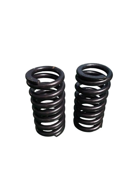 Heavy Duty Compression Springs Set, High Tensile Steel Coil Design, 135Mm Length And 65Mm Outer Diameter, built tough in black color.