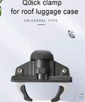 Roof Box Mounting Kit With Universal Quick Release Caliper Clips for Car Roof Racks And Luggage Carriers, close-up view