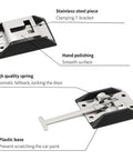Heavy Duty 304 Stainless Steel RV Door Holder Latch For Campers And Travel Trailers with T-style catch and polished finish.