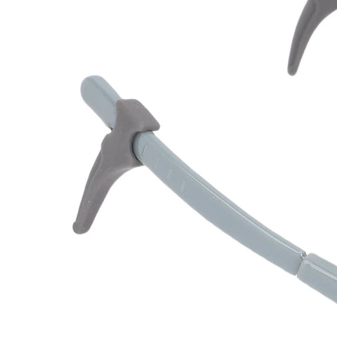 Close-up of flexible arms of Heavy Duty Laser Safety Glasses With Flexible Arms For Lab Work And Welding Projects Kicking Harsh Uv Rays To The Curb While Shielding Eyes From Bright Blue Light.