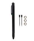 10 In 1 Multitool Pen With Ruler And Bottle Opener, Metal Touchscreen Pen For Everyday Carry, showing pen and extra tools.
