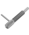 Top Notch Retractable Indexing Plunger Pin Made From Heavy Duty Stainless Steel With A Spring Loaded Latch And M8 Thread for secure assembly.