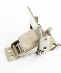 Four Pack Toggle Latch Hasps With Spring Clasps Stainless Steel Lock Hasp for cabinets and doors close-up view