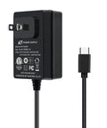 Dope 27W USB C PD Power Supply For Raspberry Pi 5 Charger with Stable 5V Output, black adapter and cable visible
