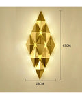 Modern Nordic Wall Sconces Upgrading Living Room Or Bedroom Vibe With Glare Free Led Accent Lighting Sleek Minimalist Design Slaps On Walls For Chill Ambiance Perfect Bedside Hallway Lamp 28 Cm, 28 cm sconce with geometric design, LED light.