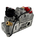 Dexen 200-D replacement millivolt natural gas valve with brass fittings and black control module