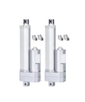 Pro Grade 2 Pack Linear Actuator Motor With Plug And Play Controller Dc 24V 800 mm Stroke 4000N Push Pull Force for smart home use.