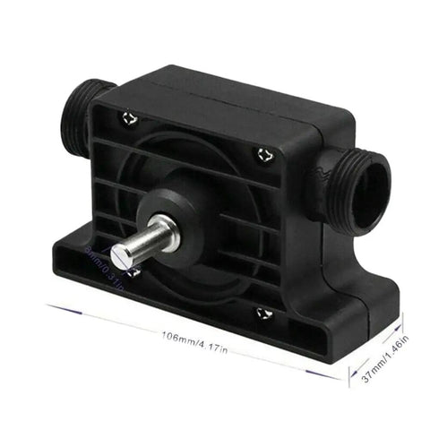 Handheld Drill Operated Fuel Transfer Pump For Diesel Gasoline Oil And Water Portable Power Head Primer Self Priming Liquid Dispense Siphon Tool Easy Grip Design Heavy Duty Construction Reliable Quick Move Anywhere Use