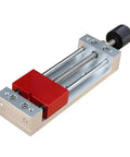 Heavy Duty 100Mm Aluminum Jaw Vise For Engraving Machines And Cnc Routers features flat nose design and screws for stability.