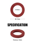 Outboard Lower Unit Oil Drain Gasket Set For Yamaha 4 Stroke Engines Replacement 13mm Outer Diameter 8mm Inner Diameter 1.8mm Thick