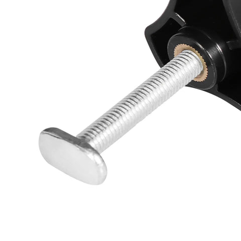 Beefy Heavy Duty Metal Hold Down Clamp Set For T Slot Track Woodworking And Metalworking with M8 threaded rod close-up