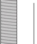 Diagram of Heavy Duty Nickel Plated Extension Spring 0.135 Gauge One Inch Outside Diameter Seven Inch Length Closed Double Loop Ends