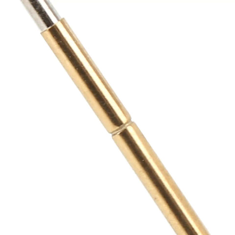 Close-up of 100 Pcs P125 D Spring Test Probes With Large Round Heads For PCB Testing 2.0mm Diameter Pogo Pins Set