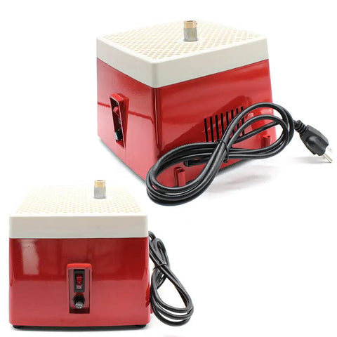 Portable Mini Desktop Glass Grinder With Heavy Duty Diamond Wheel Electric Cutter Polisher Tool For Stained Glass Ceramic Marble rear view with power cord