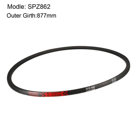 Top Shelf Industrial Drive V Belt Spz862 Transmission Belt With Rock Hard Rubber Build, 862mm length, designed for heavy-duty applications.