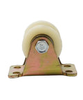Heavy Duty 30 Mm V Groove Nylon Sliding Door Rollers Rock Solid Build With Sealed Ball Bearings on metal mount.