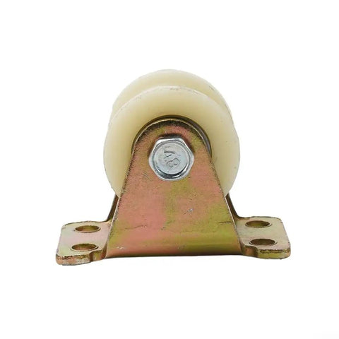 Heavy Duty 30 Mm V Groove Nylon Sliding Door Rollers Rock Solid Build With Sealed Ball Bearings on metal mount.